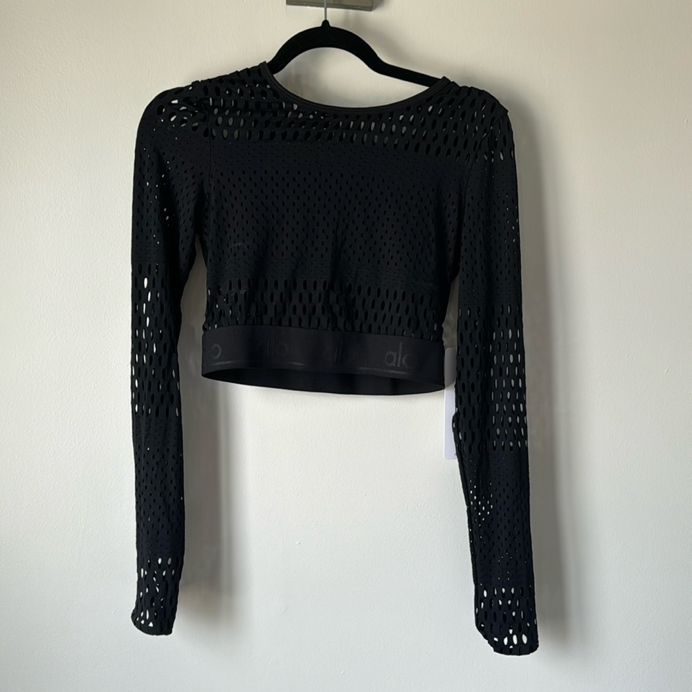 BNWT Alo Mesh Top Never Worn